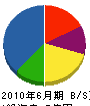 小田島組 貸借対照表 2010年6月期
