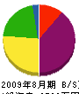 渡辺土建 貸借対照表 2009年8月期