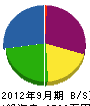 辻井塗装 貸借対照表 2012年9月期