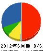 小島建設 貸借対照表 2012年6月期
