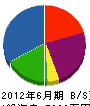 藤澤産業 貸借対照表 2012年6月期