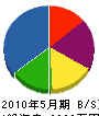 ミズヨケ 貸借対照表 2010年5月期