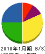 上村建業 貸借対照表 2010年1月期