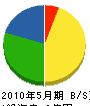 庄子電気 貸借対照表 2010年5月期