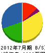 須藤電気 貸借対照表 2012年7月期