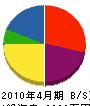 渡辺商店 貸借対照表 2010年4月期