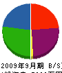 渡邊塗装 貸借対照表 2009年9月期