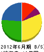 琉球通信工事 貸借対照表 2012年6月期