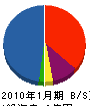 柳澤電機 貸借対照表 2010年1月期