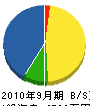 叡興 貸借対照表 2010年9月期
