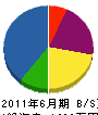 大沢消防機材 貸借対照表 2011年6月期