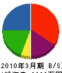 渡辺建業 貸借対照表 2010年3月期