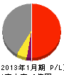 藤田土木 損益計算書 2013年1月期