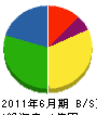斎藤建設 貸借対照表 2011年6月期