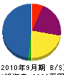 渡辺電気工事 貸借対照表 2010年9月期