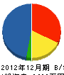 千葉工作所 貸借対照表 2012年12月期