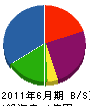 カネカ建設 貸借対照表 2011年6月期