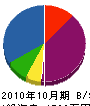 砂山電気 貸借対照表 2010年10月期