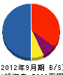 中日本技建 貸借対照表 2012年9月期