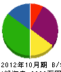 田中塗装工業 貸借対照表 2012年10月期
