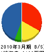 渡辺電気工事 貸借対照表 2010年3月期