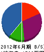 山菱電業 貸借対照表 2012年6月期