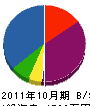 坂元電気 貸借対照表 2011年10月期
