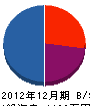 前澤電気工業 貸借対照表 2012年12月期
