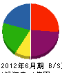 小川工務店 貸借対照表 2012年6月期