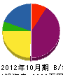 阪口建設 貸借対照表 2012年10月期