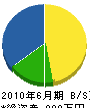 佐野工業所 貸借対照表 2010年6月期