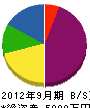 浜松日化 貸借対照表 2012年9月期