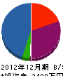晃榮住宅 貸借対照表 2012年12月期