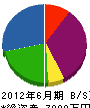 岩田塗装店 貸借対照表 2012年6月期