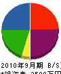 湘南電工 貸借対照表 2010年9月期