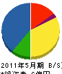 櫻井千田 貸借対照表 2011年5月期