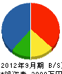 清翔 貸借対照表 2012年9月期