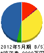 渡栄企業 貸借対照表 2012年5月期