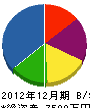 﨑村電業 貸借対照表 2012年12月期