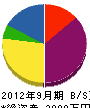 渡辺建設 貸借対照表 2012年9月期