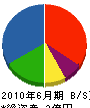 松本建築 貸借対照表 2010年6月期