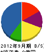 埼玉田中電気 貸借対照表 2012年9月期