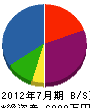 野田ホーム 貸借対照表 2012年7月期