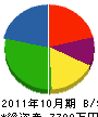 ワタナベ住建 貸借対照表 2011年10月期