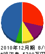 武藤塗装店 貸借対照表 2010年12月期