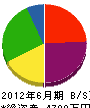 ふじ電建 貸借対照表 2012年6月期