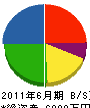 阪栄興業 貸借対照表 2011年6月期