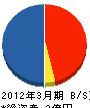 松本アルミ 貸借対照表 2012年3月期