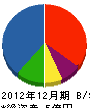 山川建設 貸借対照表 2012年12月期