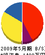 菊屋大沢塗装 貸借対照表 2009年5月期